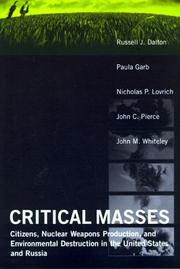 Cover of: Critical Masses by Russell J. Dalton, Paula Garb, Nicholas P. Lovrich, John C. Pierce, John M. Whiteley