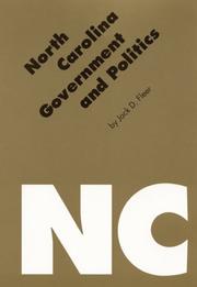 Cover of: North Carolina government & politics by Jack D. Fleer