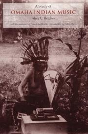 Cover of: A study of Omaha Indian music | Alice C. Fletcher