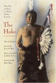 Cover of: The Hako: Song, Pipe, and Unity in a Pawnee Calumet Ceremony