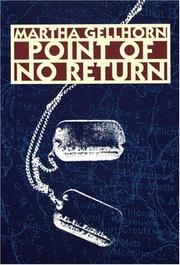 Cover of: Point of no return