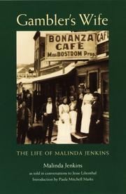 Cover of: Gambler's wife: the life of Malinda Jenkins