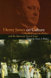 Cover of: Henry James on Culture | Henry James Jr.