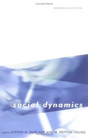 Cover of: Social Dynamics (Economic Learning and Social Evolution)
