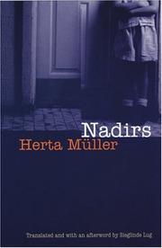 Cover of: Nadirs = by Herta Müller