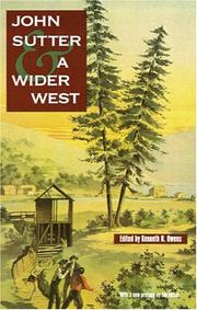 Cover of: John Sutter and a wider West