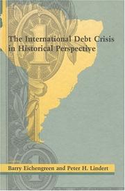 Cover of: The International Debt Crisis in Historical Perspective