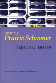 Cover of: Best of Prairie schooner by edited by Hilda Raz and Kate Flaherty.