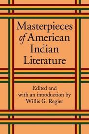 Cover of: Masterpieces of American Indian Literature