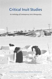 Cover of: Critical Inuit studies by edited by Pamela Stern and Lisa Stevenson.
