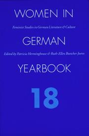 Cover of: Women in German Yearbook, Volume 18 (Women in German Yearbook) by Women in German Yearbook