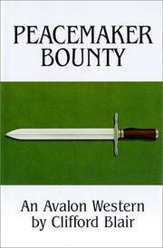 Cover of: Peacemaker bounty
