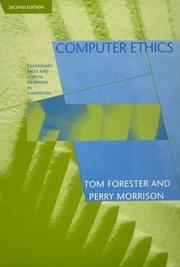 Cover of: Computer ethics by Tom Forester