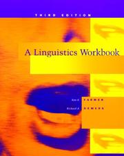 Cover of: A linguistics workbook