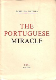 Cover of The Portuguese miracle, from the book "Gil Vicente and other Portuguese studies" by tasso da silveira