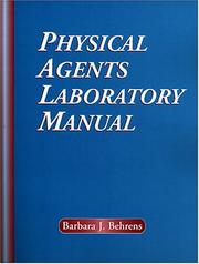 Cover of: Physical Agents Laboratory Manual