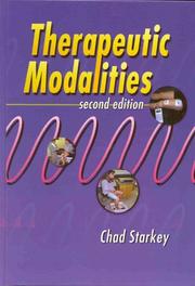 Cover of: Therapeutic modalities