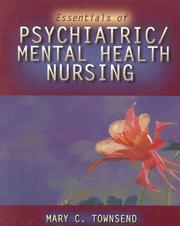 Cover of: Essentials of psychiatric/mental health nursing