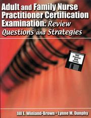 Cover of: Adult and family nurse practitioner certification examination: review questions and strategies