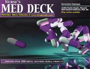 Cover of: Nurse's Med Deck