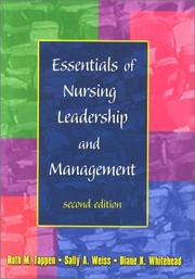 Cover of: Essentials of Nursing Leadership and Management