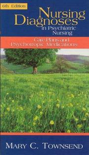 Cover of: Nursing Diagnoses in Psychiatric Nursing by Mary C. Townsend