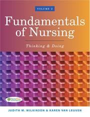 Cover of: Fundamentals of Nursing by Judith M. Wilkinson, Karen Van, Ph.D. Leuven