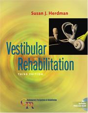 Cover of: Vestibular Rehabilitation (Contemporary Perspectives in Rehabilitation)