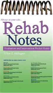 Cover of: Rehab Notes (Davis Notes)