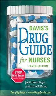 Davis's drug guide for nurses