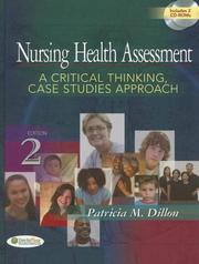 Cover of: Nursing Health Assessment by Patricia M. Dillon