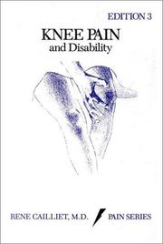 Knee pain and disability by Rene Cailliet