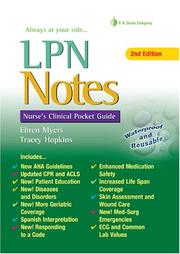 Cover of: LPN Notes | Ehren Myers