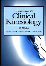 Cover of: Brunnstrom's clinical kinesiology. by Laura K. Smith