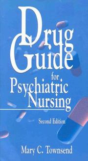 Cover of: Drug guide for psychiatric nursing
