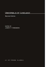 Cover of: Universals of Language