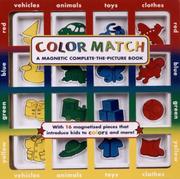 Cover of: Color match: a magnetic complete-the-picture book