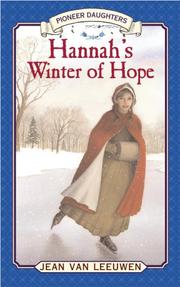 Cover of: Hannah's winter of hope by Jean Van Leeuwen
