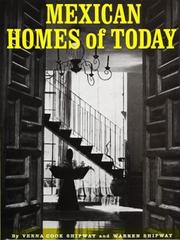 Cover of: Mexican Homes of Today by Verna Cook Shipway