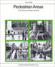 Cover of: Pedestrian Areas: From Malls to Complete Networks
