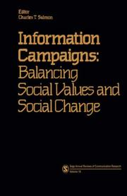 Cover of: Information campaigns: balancing social values and social change