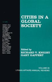 Cover of: Cities in a global society by edited by Richard V. Knight, Gary Gappert.