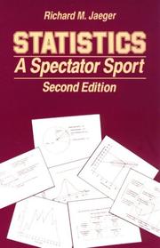 Cover of: Statistics by Richard M. Jaeger