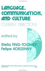 Cover of: Language, Communication, and Culture by 