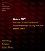 Cover of: Using MPI - 2nd Edition by William Gropp, Ewing Lusk, Anthony Skjellum