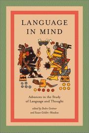 Cover of: Language in mind by edited by Dedre Gentner and Susan Goldin-Meadow.