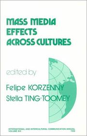 Cover of: Mass Media Effects Across Cultures (International and Intercultural Communication Annual) by 