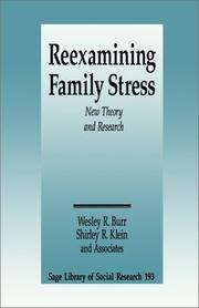 Cover of: Reexamining family stress | Wesley R. Burr