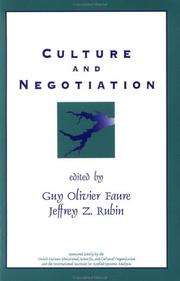 Cover of Culture and negotiation