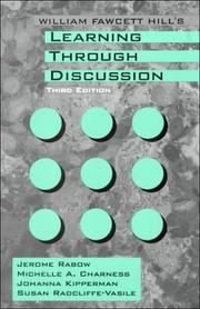 Cover of: Learning through Discussion by Jerome Rabow, Michelle Charness, Johanna Kipperman, Susan Vasile, Jerome Rabow, Michelle Charness, Johanna Kipperman, Susan Vasile